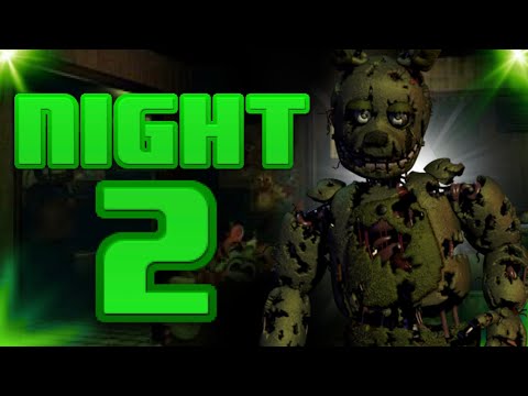 Springtrap Arrives! (Fnaf 3 Night 2)