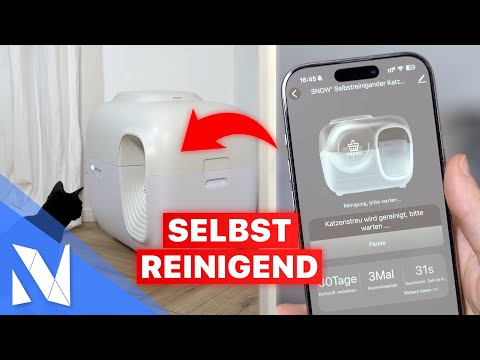 Beste Selbstreinigende Katzentoilette mit App | PetSnowy SNOW+ Litter Box | Nils-Hendrik Welk