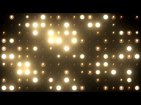 VJ Flashing Lights Spotlight Stage Wall of Lights 4k Ultra HD motion graphic Footage Background