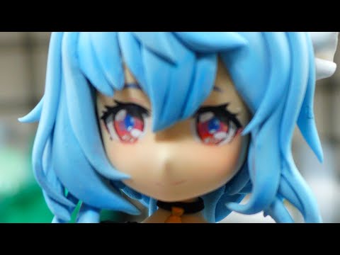 Adorable Maid Ganyu 💕 Genshin Impact - Anime chibi clay figure