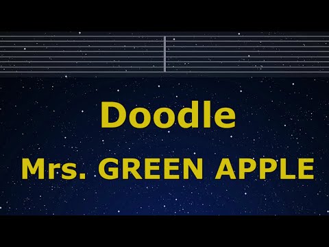 Karaoke♬ Doodle - Mrs. GREEN APPLE 【No Guide Melody】 Instrumental, Lyric Romanized