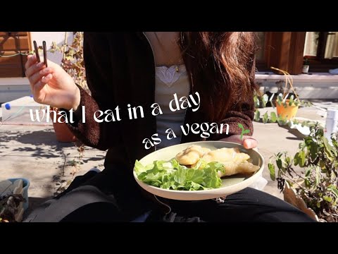 VLOG: what I eat in a day as a lazy Vegan 🌱