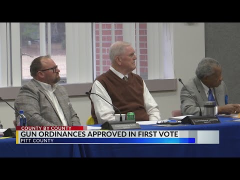 Gun ordinances pass at Pitt County Commissioners meeting