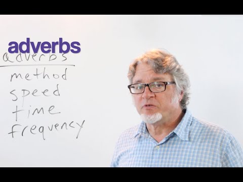 This is a video about adverbs.