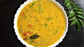 Quick & Easy Bachelor's recipe - suitable for Rice and Roti|Dal recipe|parupu kadayal|1 minute video