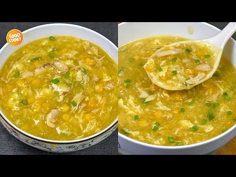 Chicken Corn Soup Recipe,Winter Special Soup Recipe by Samina Food Story