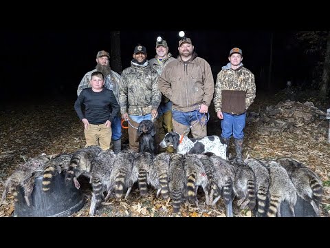 Epic Coon Hunt With Hounds & Good Friends!!! (Saving Turkey Eggs, One Coon Dog At A Time)