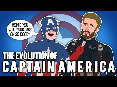 The Evolution of Captain America (Animated)