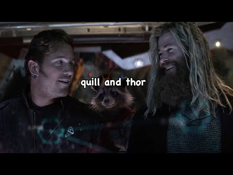 thor and star-lord arguing for 2 minutes straight