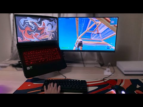 Fortnite But On A Budget Laptop 💻(POV + ASMR)