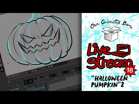 LIVE with Q&A: HALLOWEEN Pumpkin Animation PART 2