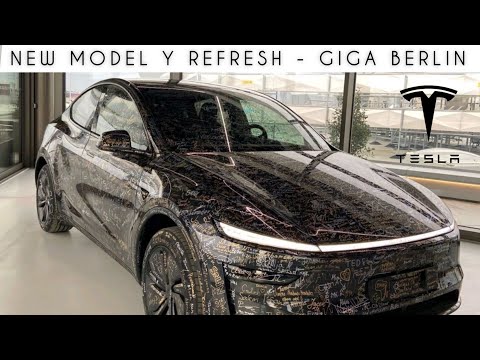 New Tesla Model Y in Europe Region | Production in Giga Berlin |  Solid Black Color