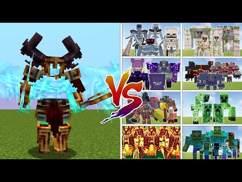 MALEDICTUS vs All Team Mob - Minecraft Mob Battle