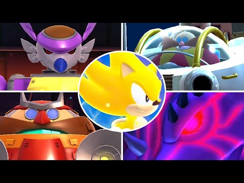 Sonic Superstars - Super Sonic Vs. All Boss & Superboss (Full)