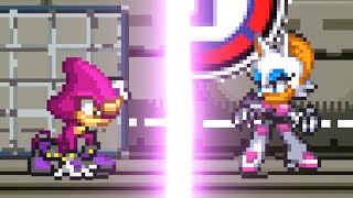 Espio vs Rouge - The Ninja vs The Spy | Sonic Sprite Animation