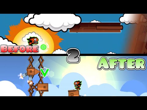 How I remade my first attempt at art style in Geometry Dash! (Episode 2)