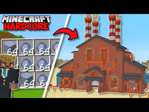 I Built A BRICK FACTORY in Minecraft 1.19 Hardcore (#75)