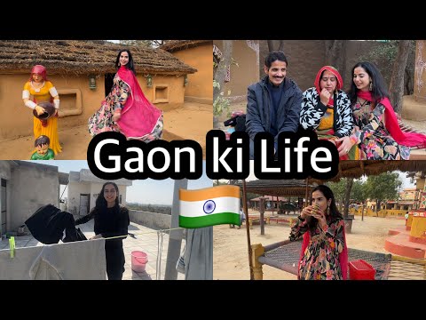 🇮🇳LIVING in INDIAN VILLAGE❤️ Pooh in India, Jaipur vlog