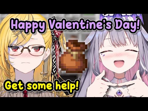 Biboo giving Kaela a bunch of Valentine's day gift & gave her mix feelings【Hololive】