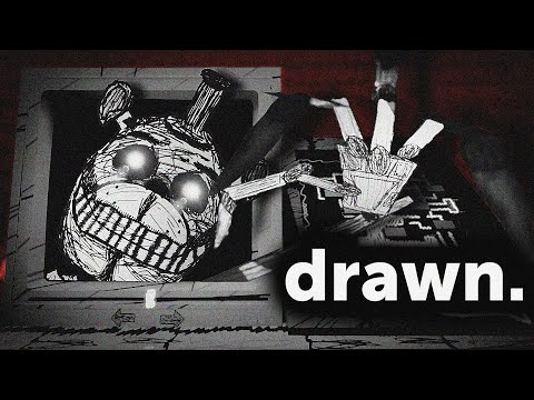 FNAF but EVERYTHING is hand drawn...