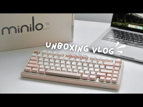 UNBOXING AESTHETIC KEYBOARD | Varmilo Minilo 75% Mendozae | Silent Keyboard