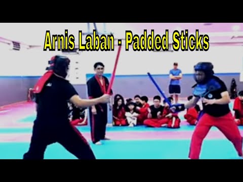 Arnis Laban - padded sticks fighting of Filipino Martial Arts