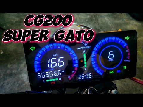 Esto fue lo nuevo que trajo la moto  CG200 SUPER GATO