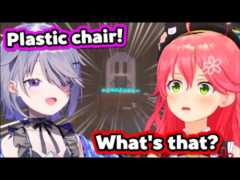 Miko's Reaction To Biboo's Plastic Chair and Animal Cafe Is Priceless【Hololive】