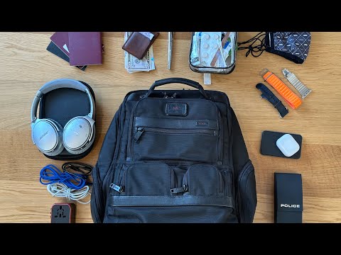 EVERYDAY CARRY BACKPACK FOR TRAVEL - TUMI ALPHA 2 BACKPACK REVIEW