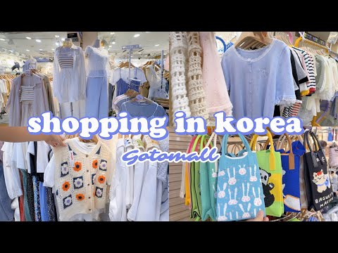 shopping in korea vlog 🇰🇷 gotomall underground shopping center 🛍️ Korean fashion haul