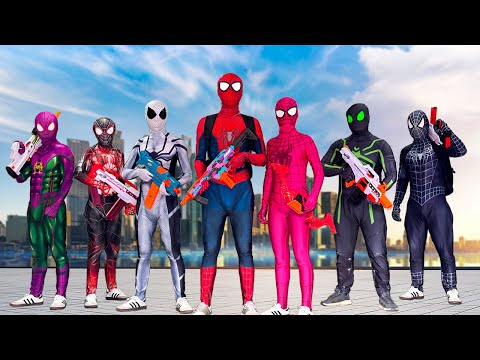 PRO 8 SPIDER-MAN vs NEW BAD GUY TEAM || Mansion Battle 2 ( Action Movie ) By Life Hero