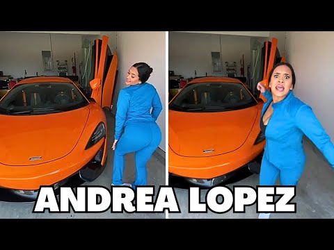 MESSING WITH MY BOYFRIEND’S SUPER CAR | ANDREA LOPEZ vs $200K McLaren