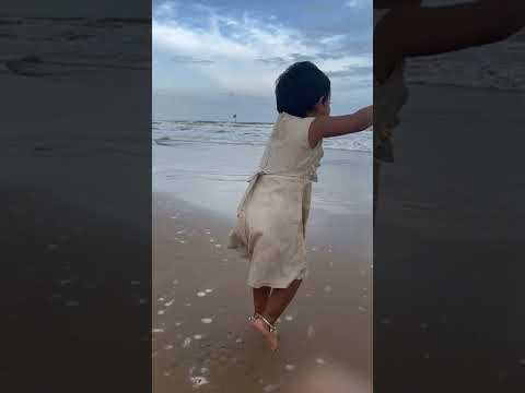 scary waves #beach #waves  #suryalankabeach #aptourism #bapatla #cute #viral #travel #cutesmile