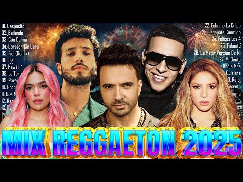 MIX REGGAETON MUSICA 2025 - FIESTA LATINA 2024 MIX - Maluma, Karol G, Shakira, Ozuna, Daddy Yannkee