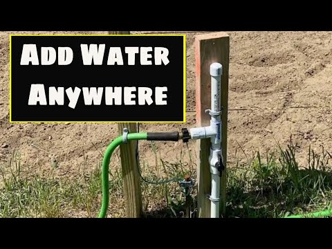 Add a Water Spigot in your Garden