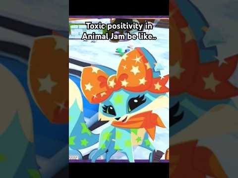 Funny skit I made for my video on toxic positivity.  #aj #animaljam #animaljamskit #toxicpositivity