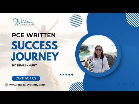 I passed PCE written in my first attempt with StudyBuddy | Sirali Khunt