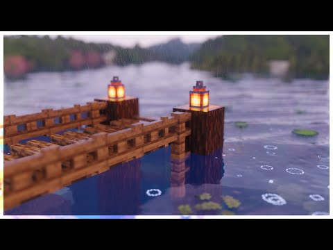 Minecraft Rainy Lake Ambience 🌧️ w/Nostalgic C418 Music