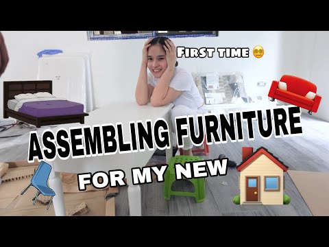 ASSEMBLING FURNITURE FOR MY NEW HOME! (House and life update)