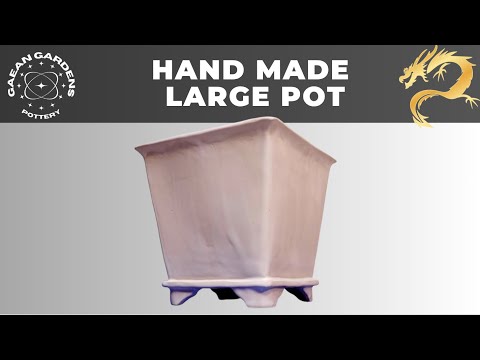 FULL PROCESS- building a large planter from hard slab clay