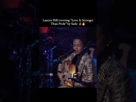 Lauryn Hill | covers Love is Stronger than Pride | #shorts #classic #vibes #laurynhill #sade