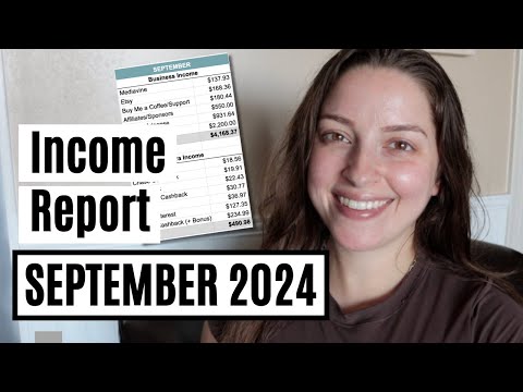 September 2024 Income Report | YouTube, Etsy, Credit Cards, Bonuses, and Business Expenses