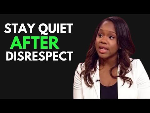 STAY QUIET AFTER DISRESPECT|SARAH Jakes