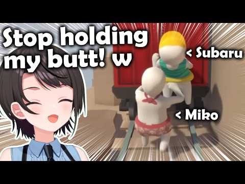 Subaru & Miko Playing Human Fall Flat is PRICELESS