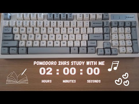 STUDY WITH ME | 2 HOURS | no music,  background noise, real time | JIMMY