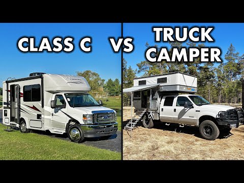 Which is Better: Truck Camper or Class C RV