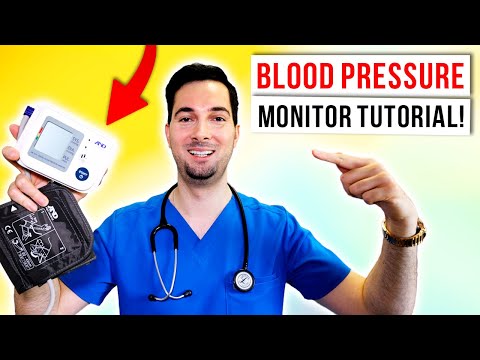 How to use a blood pressure monitor at home and take bp