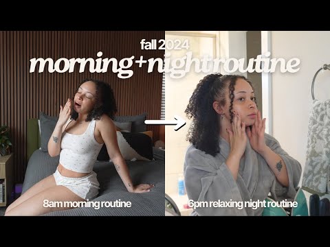 my cozy fall morning and night routine — realistic & healthy habits, self care, cooking & more!