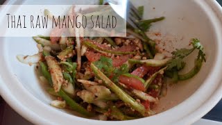 THAI INSPIRED RAW MANGO SALAD | SUMMER SPECIAL | #Thaimangosalad #salad #rawmangorecipe