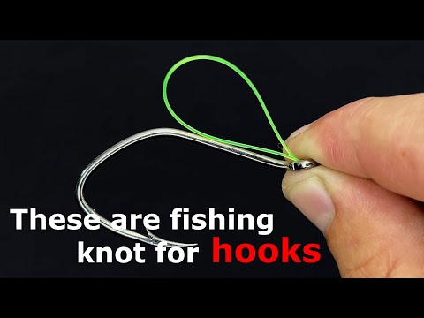 Fishing knots for hooks, lures and swivels - How to tie a fishing knot